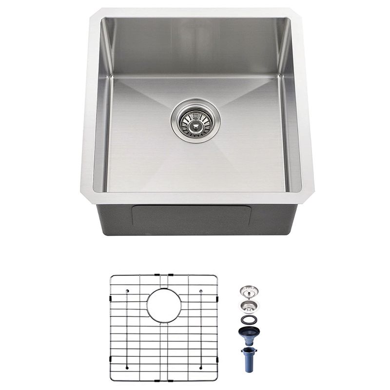 Fregadero de empotrar de 18 × 18 pulgadas