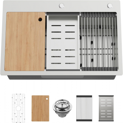 Fregadero Topmount de 30 × 18 pulgadas