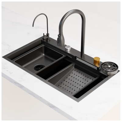 Fregadero de nanotecnología de 33 × 22 pulgadas